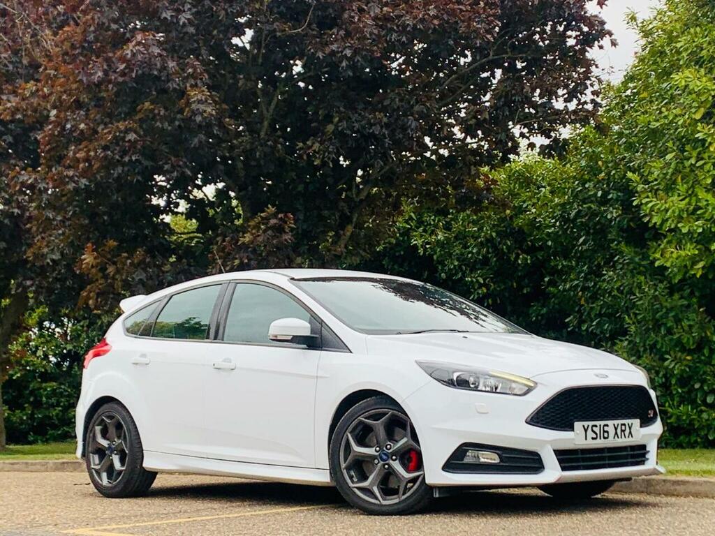 Ford Focus 2.0 Tdci St-3 Euro 6 Ss YS16XRX White #6