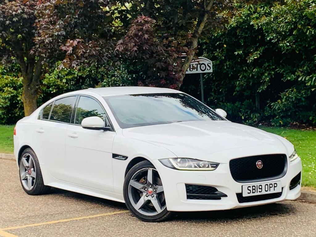 Jaguar XE 2.0D R-sport Euro 6 Ss SB19OPP White #2