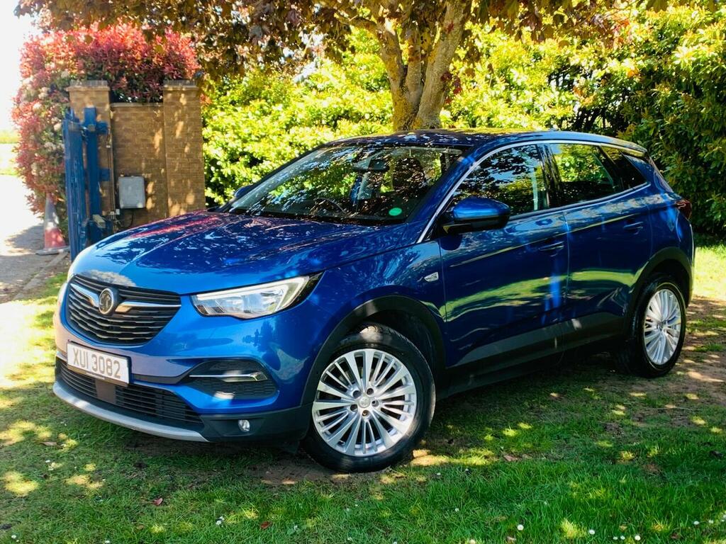 Vauxhall Grandland X 1.2 Turbo Tech Line Nav Euro 6 Ss XUI3082 Blue #4