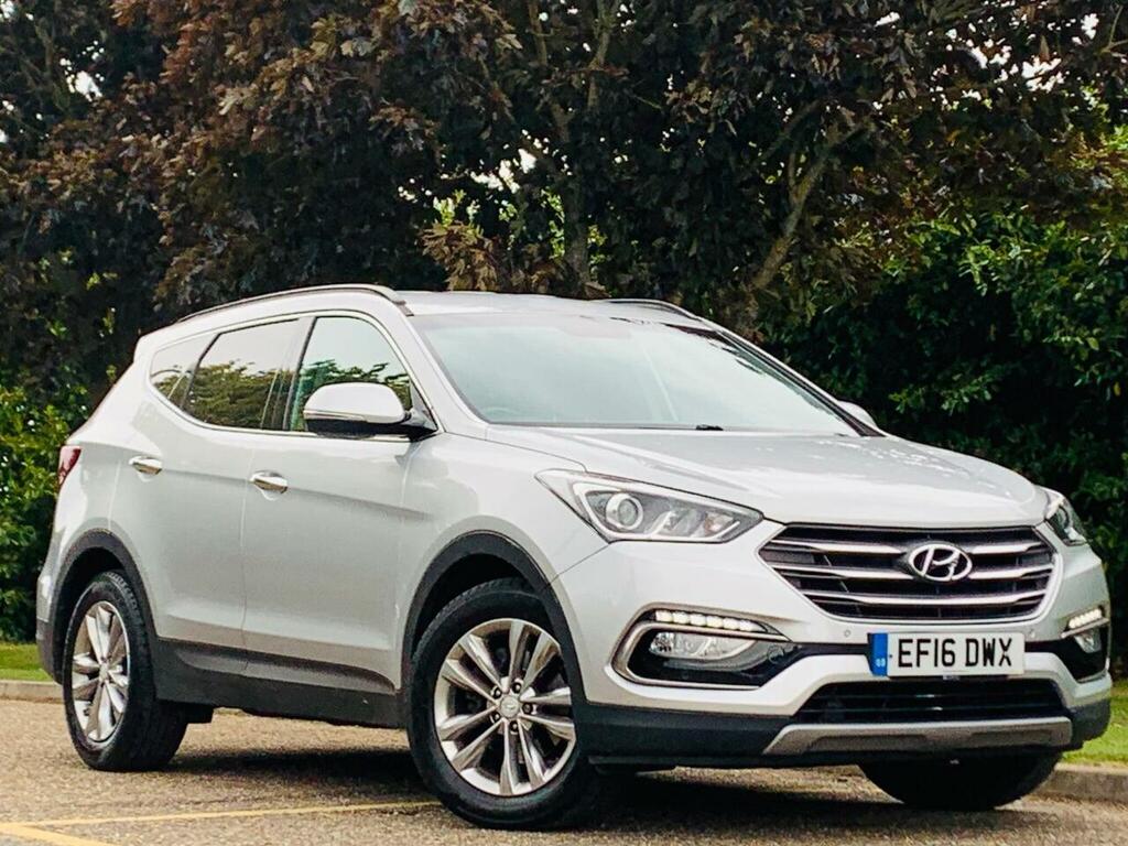 Hyundai Santa Fe 2.2 Crdi Blue Drive Premium 4Wd Euro 6 Ss EF16DWX Grey #3