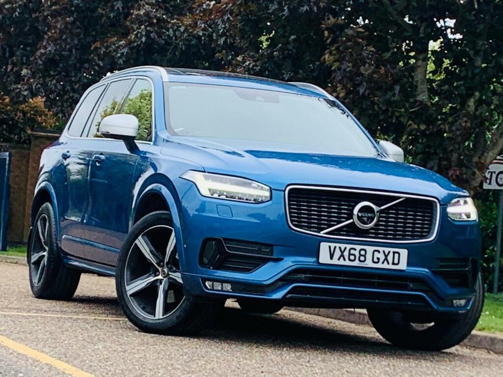 Volvo XC90 2.0 D5 Powerpulse R-design 4Wd Euro 6 Ss 5 VX68GXD Blue #6