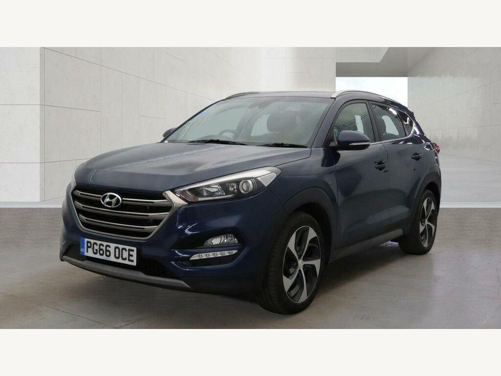 Hyundai Tucson 1.7 Crdi Blue Drive Premium Dct Euro 6 Ss PG66OCE Blue #2