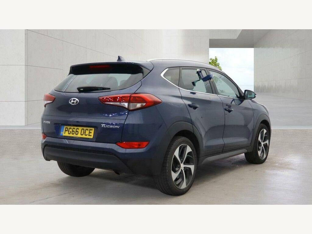 Hyundai Tucson 1.7 Crdi Blue Drive Premium Dct Euro 6 Ss PG66OCE Blue #4