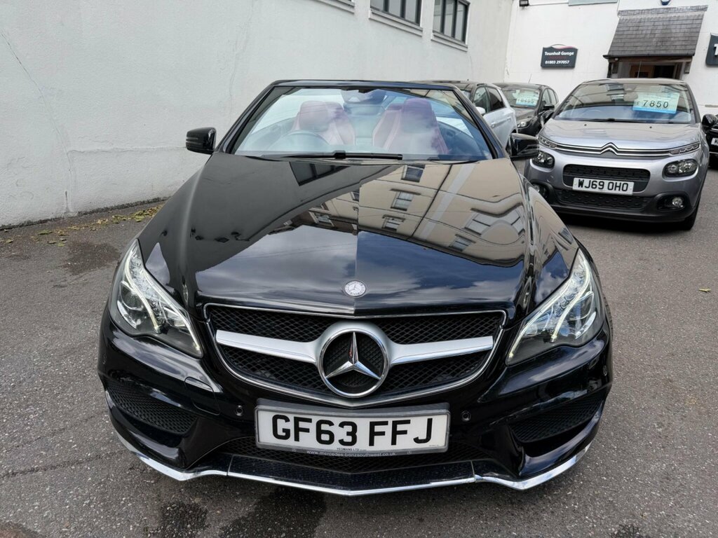 Mercedes-Benz E Class 3.0 E350d V6 Bluetec Amg Sport Cabriolet G-tronic Black #2