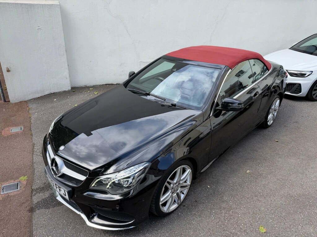 Mercedes-Benz E Class 3.0 E350d V6 Bluetec Amg Sport Cabriolet G-tronic Black #3