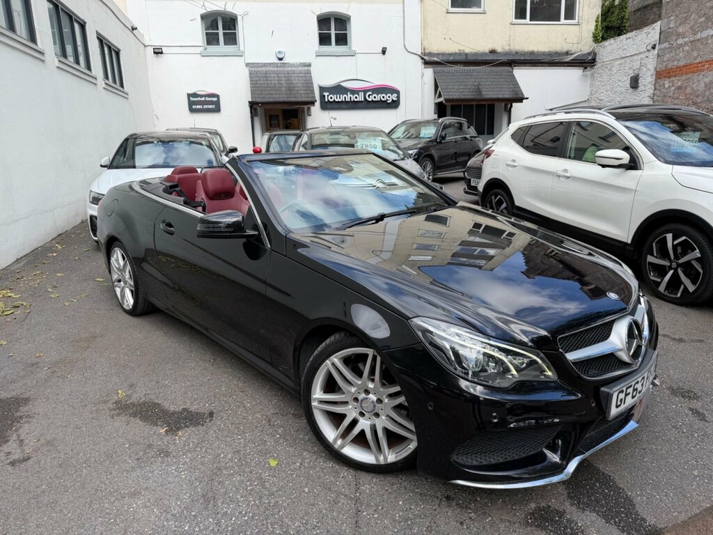 Mercedes-Benz E Class 3.0 E350d V6 Bluetec Amg Sport Cabriolet G-tronic Black