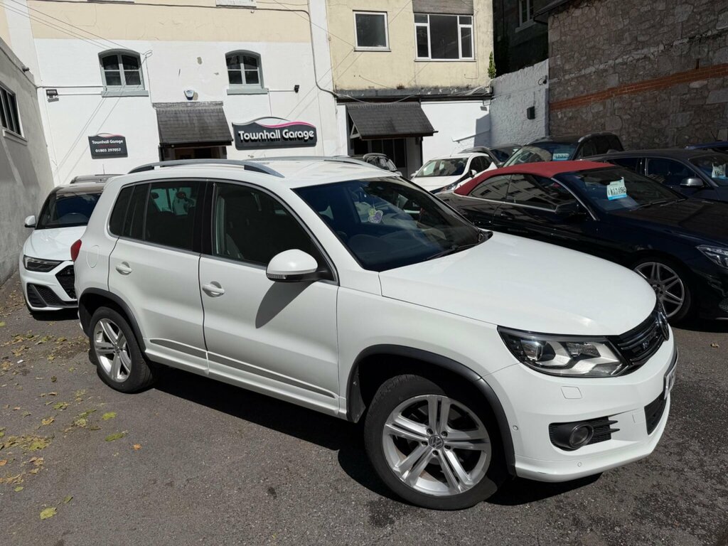 Volkswagen Tiguan 2.0 Tdi Bluemotion Tech R-line Dsg 4Wd Euro 5 Ss WF14WFB White #6