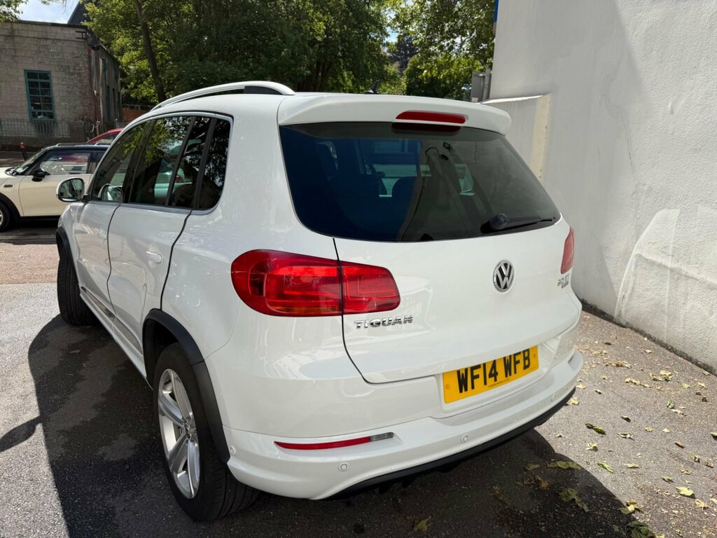 Volkswagen Tiguan 2.0 Tdi Bluemotion Tech R-line Dsg 4Wd Euro 5 Ss WF14WFB White #4