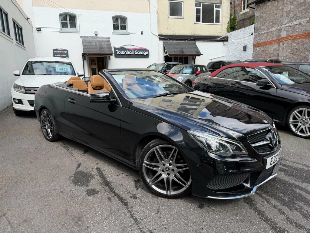 Mercedes-Benz E Class 2.1 E220d Amg Line Edition Cabriolet G-tronic Eur Black