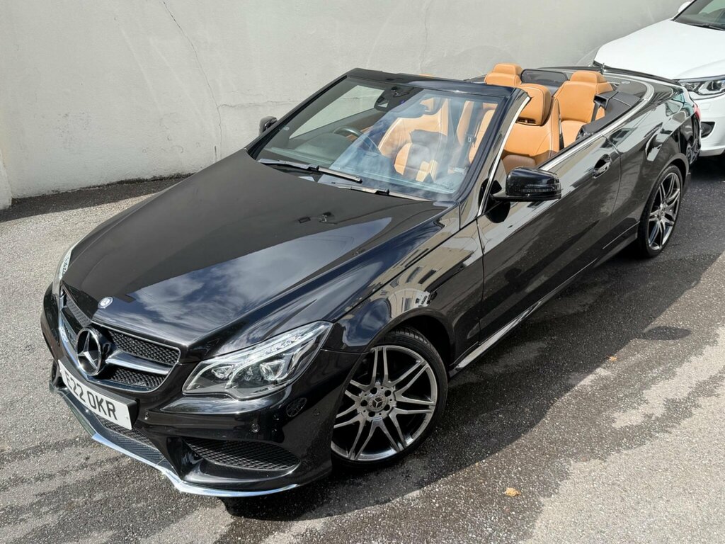Mercedes-Benz E Class 2.1 E220d Amg Line Edition Cabriolet G-tronic Eur E22OKR Black #4