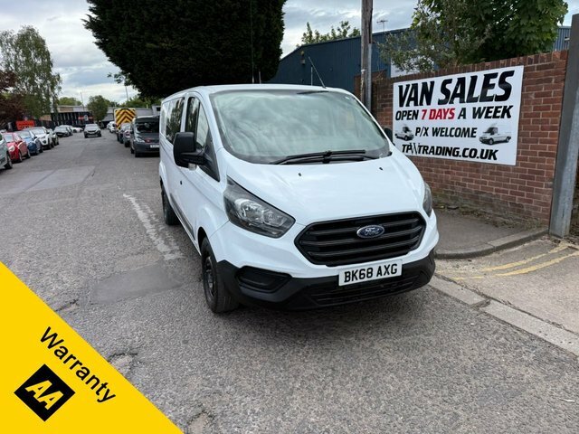 Ford Transit Custom 2018 2.0 320 Ecoblue Crew Van Double Cab Diese BK68AXG White #2