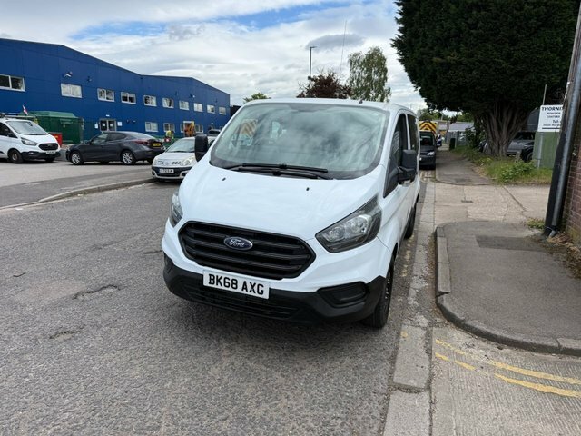 Ford Transit Custom 2018 2.0 320 Ecoblue Crew Van Double Cab Diese BK68AXG White #4