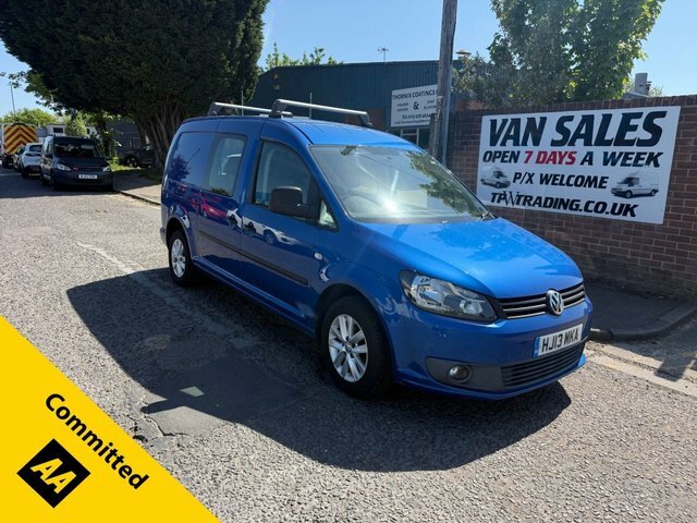 Volkswagen Caddy Maxi 2013 1.6 Tdi C20 Maxi Combi Van Dsg Fwd Blue