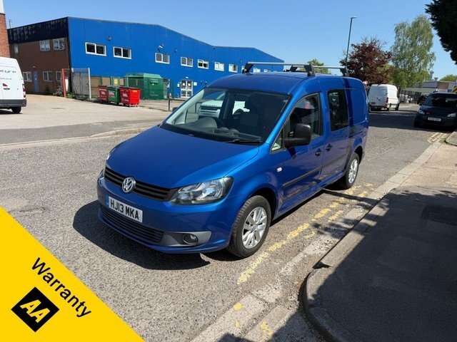 Volkswagen Caddy Maxi 2013 1.6 Tdi C20 Maxi Combi Van Dsg Fwd Blue #2