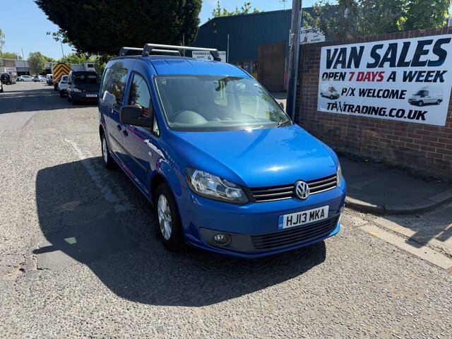 Volkswagen Caddy Maxi 2013 1.6 Tdi C20 Maxi Combi Van Dsg Fwd Blue #3