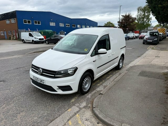 Volkswagen Caddy 2020 2.0 Tdi C20 Trendline Panel Van Ma CU20UKG White #3