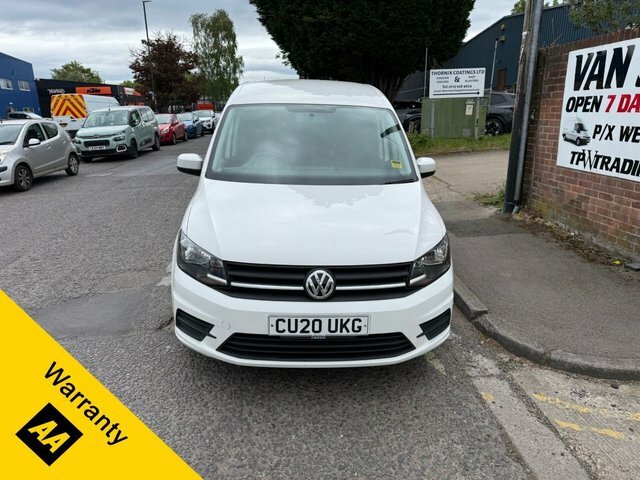 Volkswagen Caddy 2020 2.0 Tdi C20 Trendline Panel Van Ma CU20UKG White #2