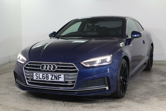 Audi A5 2.0 Tdi 40 S Line Coupe S Tronic Euro 6 SL68ZNF Blue #3