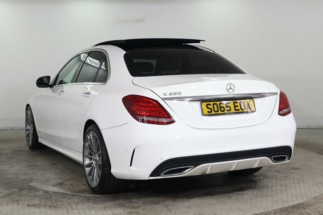 Mercedes-Benz C Class 2.1 C220d Amg Line Premium Plus Saloon Diese SO65EOA White #6