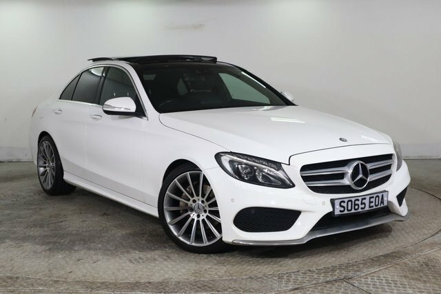 Mercedes-Benz C Class 2.1 C220d Amg Line Premium Plus Saloon Diese White
