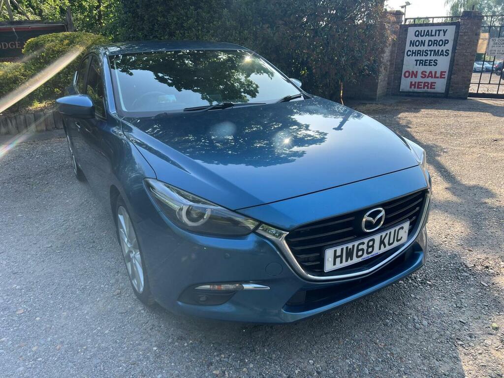 Mazda 3 2.0 Skyactiv-g Sport Nav Euro 6 Ss 201868 HW68KUC Blue #2