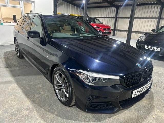 BMW 5 Series 2.0 520D M Sport Touring Euro 6 S S AP68ZVO Black #2