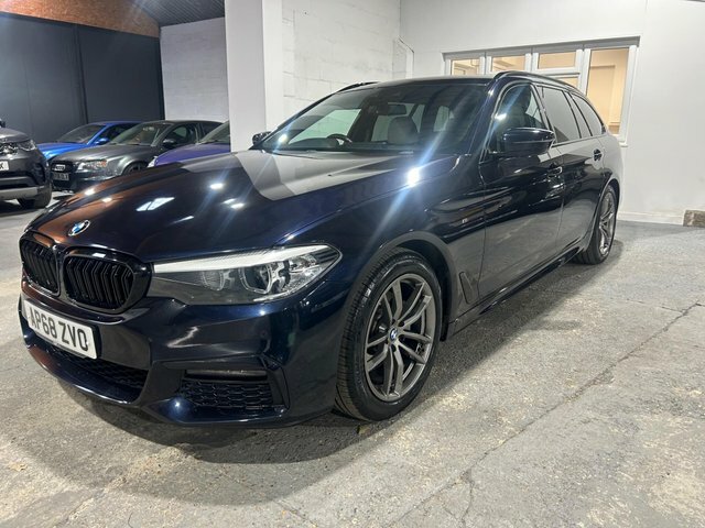 BMW 5 Series 2.0 520D M Sport Touring Euro 6 S S AP68ZVO Black #5