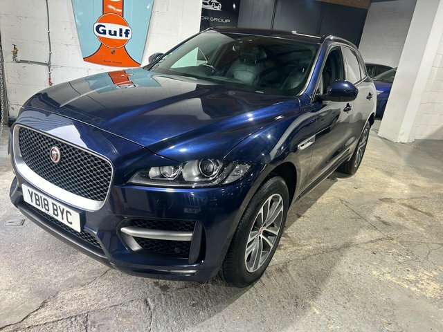 Jaguar F-Pace 2.0 D180 R-sport Awd Euro 6 S S YB18BYC Blue #4