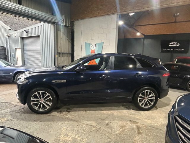 Jaguar F-Pace 2.0 D180 R-sport Awd Euro 6 S S YB18BYC Blue #6