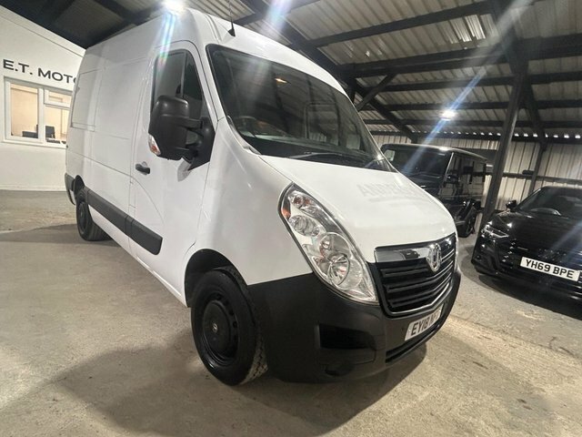 Vauxhall Movano 2.3 Cdti 3500 Biturbo Fwd L1 H2 Euro 6 S S EY18NFG White #2