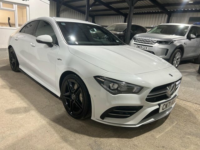 Mercedes-Benz CLA Class 2.0 Cla35 Amg Coupe 7G-dct 4Matic Euro 6 S S CN71KUX White
