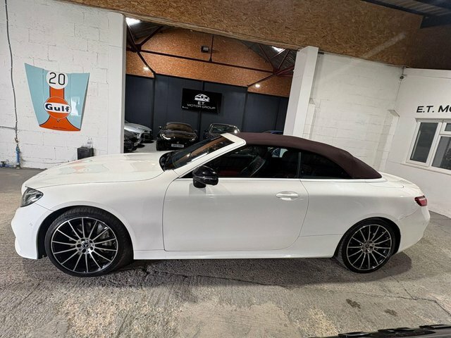 Mercedes-Benz E Class 3.0 E350d V6 Amg Line Cabriolet G-tronic 4Matic E AE18ZGH White #6