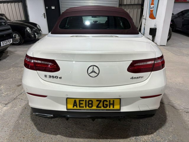 Mercedes-Benz E Class 3.0 E350d V6 Amg Line Cabriolet G-tronic 4Matic E AE18ZGH White #5