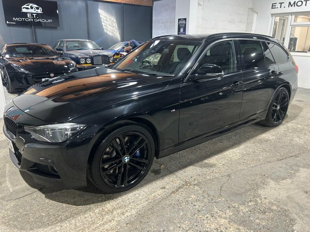 BMW 3 Series 3.0 330D M Sport Shadow Edition Touring Xdriv LV67CFD Black #2