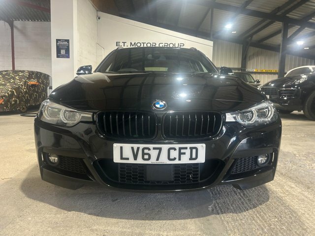 BMW 3 Series 3.0 330D M Sport Shadow Edition Touring Xdriv LV67CFD Black #4
