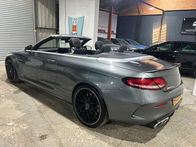 Mercedes-Benz C Class 4.0 C63 V8 Biturbo Amg Premium Plus Cabriolet Sp EK70LWV Grey #4