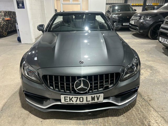 Mercedes-Benz C Class 4.0 C63 V8 Biturbo Amg Premium Plus Cabriolet Sp EK70LWV Grey #2