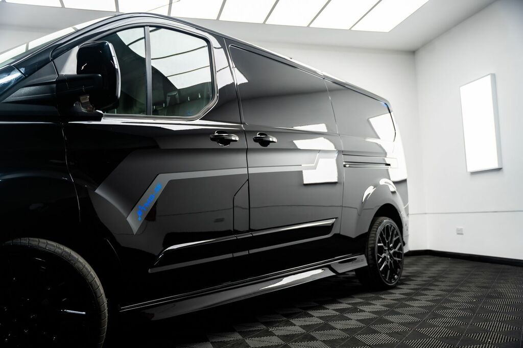 Ford Transit Custom 2.0 300 Ransit Custim Rs Sport Limited Panel Van 5 YM69ONJ Black #4