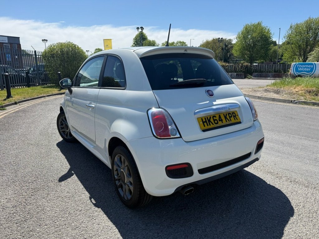 Fiat 500 1.2L S HK64KPR White #6