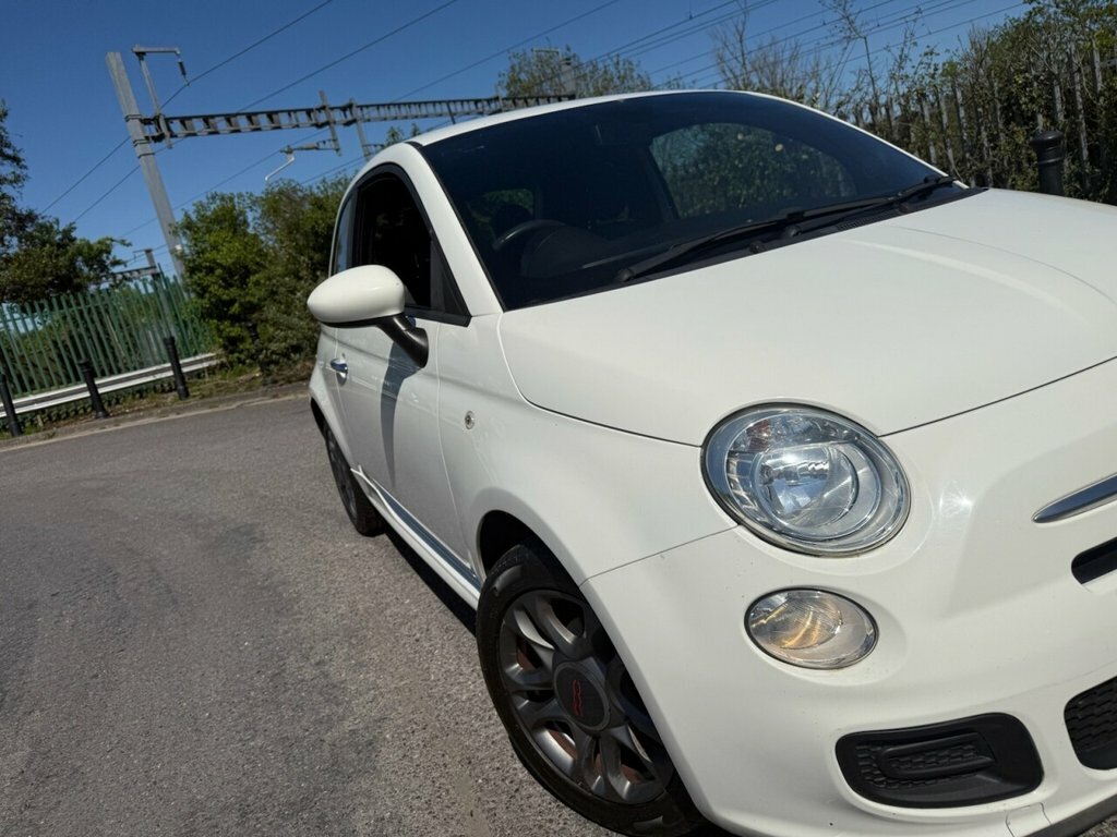 Fiat 500 1.2L S HK64KPR White #5