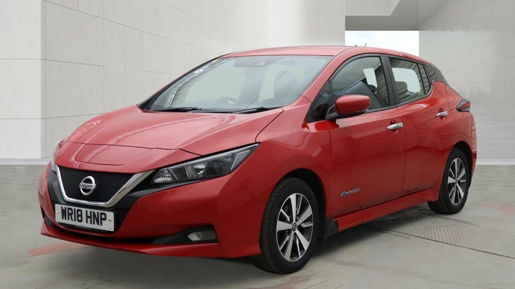 Nissan Leaf Hatchback 40Kwh Acenta 2018 WR18HNP Red #2