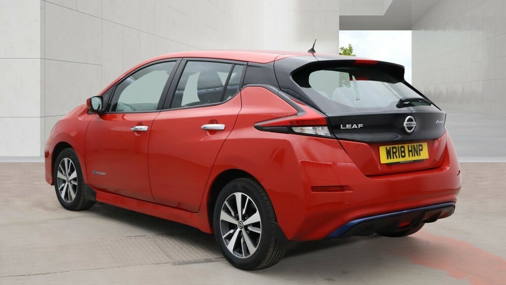 Nissan Leaf Hatchback 40Kwh Acenta 2018 WR18HNP Red #3