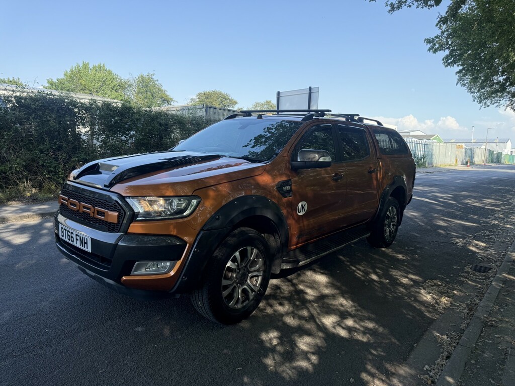 Ford Ranger Pickup 3.2 Tdci Wildtrak 2016 BT66FNH Orange #4