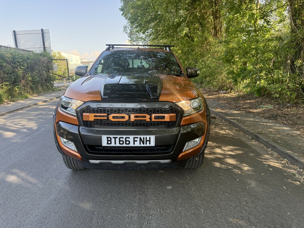 Ford Ranger Pickup 3.2 Tdci Wildtrak 2016 BT66FNH Orange #2