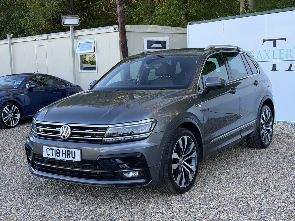 Volkswagen Tiguan 2.0 Tdi R-line Suv Dsg 4Motion Euro 6 CT18HRU Grey #2