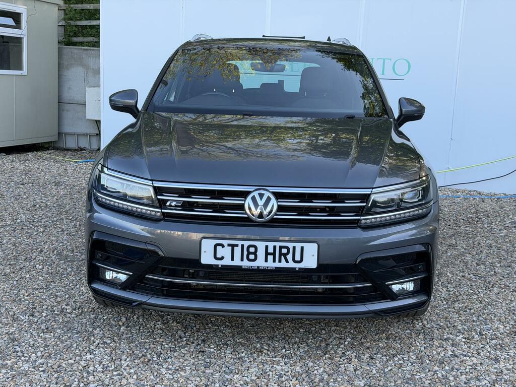 Volkswagen Tiguan 2.0 Tdi R-line Suv Dsg 4Motion Euro 6 CT18HRU Grey #4