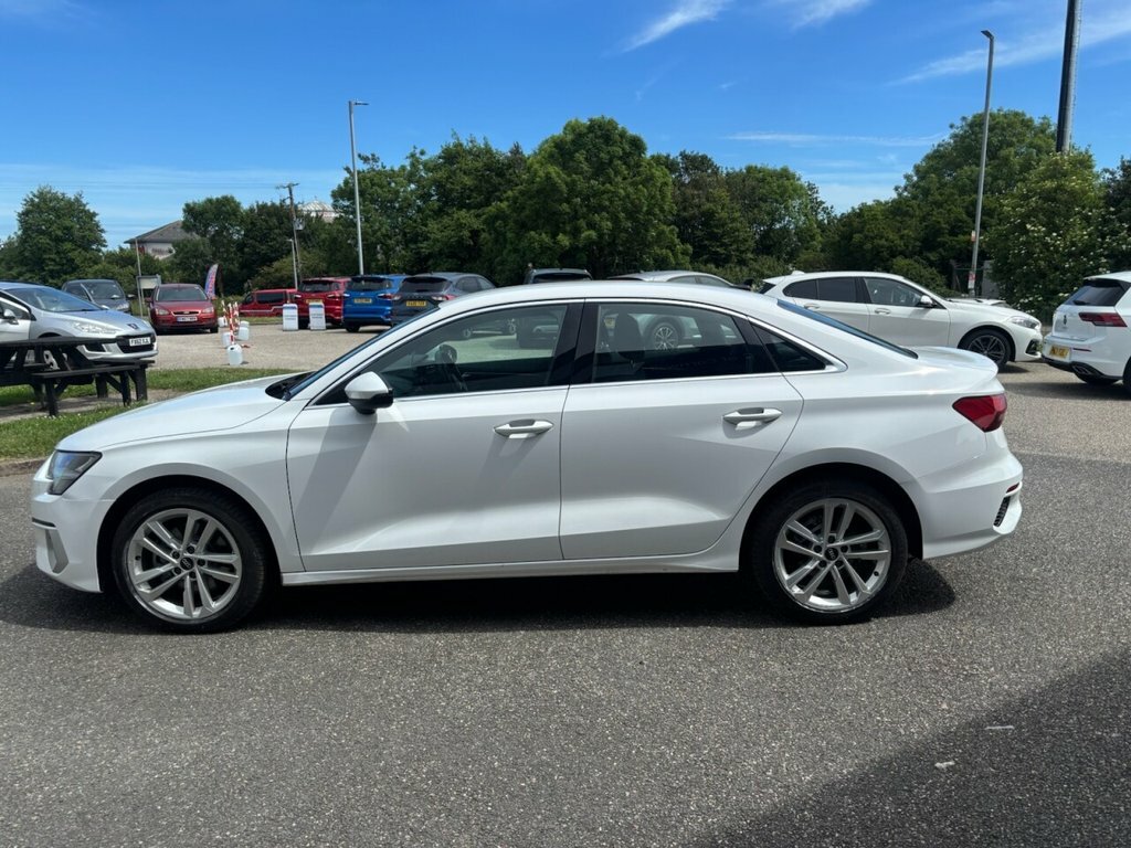 Audi A3 Saloon DE21HZB White #6