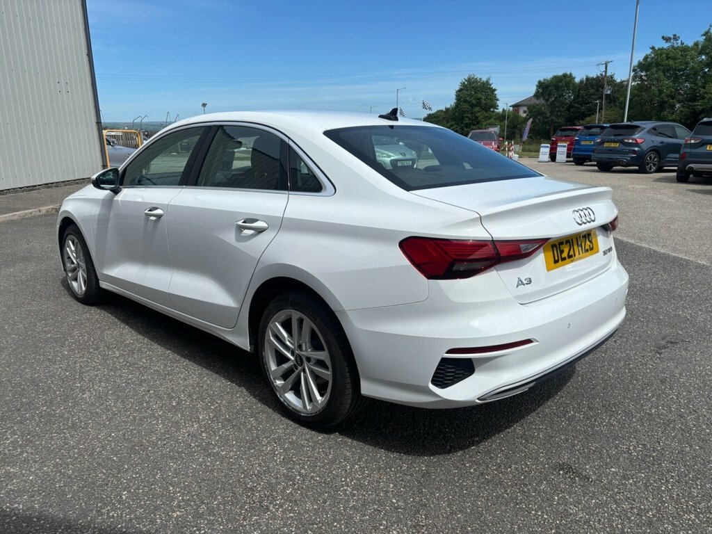 Audi A3 Saloon DE21HZB White #2