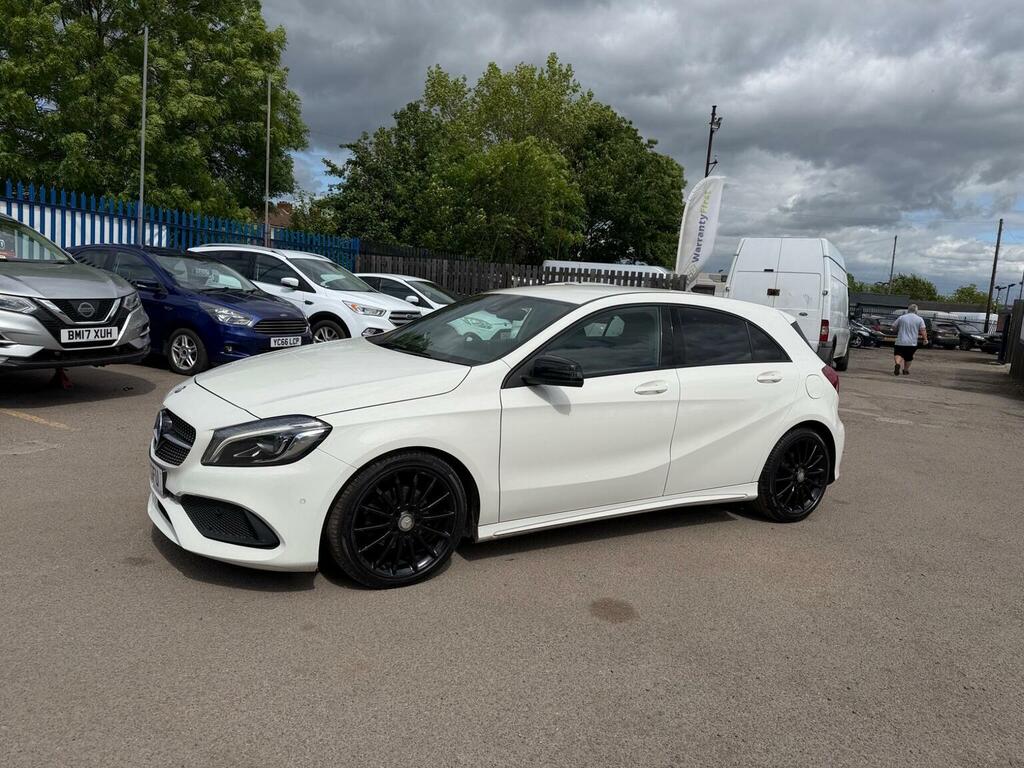 Mercedes-Benz A Class 1.6 A180 Amg Line Premium Euro 6 Ss SJ17GFU White #3