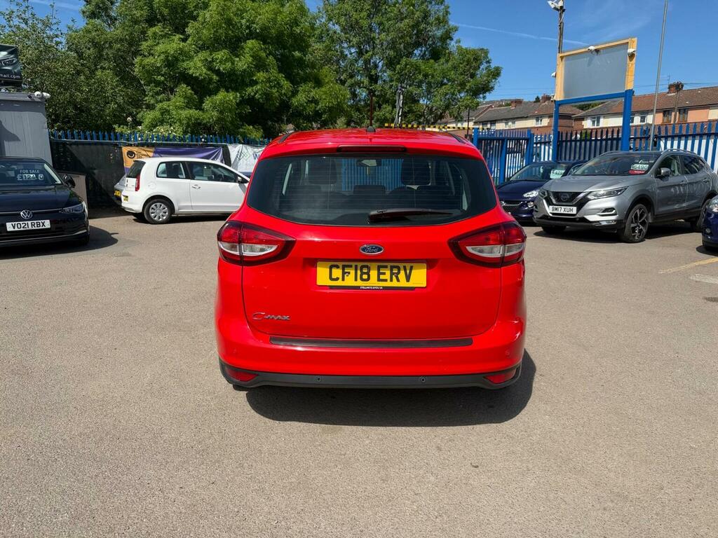 Ford C-Max 1.5 Tdci Titanium Powershift Euro 6 Ss CF18ERV Red #4
